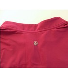Lululemon Sleeveless Quarter Zip Top Women 6 Berry Pink Golf Tennis Polo Large