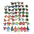 Heroes Of Goo Jit Zu Marvel Dc   Monster Action Figures Lot Of 50  Stretchy Toys