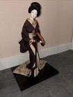Vintage Japanese Geisha Doll 18    Oyama Ningyo Shamisen Kimono Display Figure