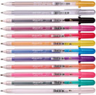 12 X Sakura Gelly Roll Gel Pen Glaze 3d Effect Set Assorted 12 Colour Set