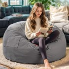 Oversized 4ft Bean Bag Chair Giant Gaming Couch Lazy Sofa Foam Filled Adult Kid