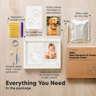 Baby Footprint Kit  Clay Paw Print Kit - Newborn Hand And Footprint Keepsake Pic