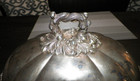 Vtg Silverplate Meat Dome Cloche 15  Long