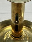 Antique Brass Push Up Candlestick Holder With Handle 5   