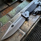 Outdoor Survival Military Heavy Duty Spring Assisted Folding Pocket Knife Blade