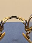 Vtg 12k Gold Filled Angled Eyeglasses  Ear Wrap Arms  Used  Good Condition