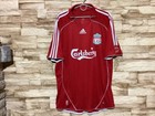 Liverpool 2006 2008 Home Football Shirt Soccer Jersey Adidas  8 Gerrard Sz L