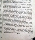 Very Early London Gazette 17th Century 1666 England Newspaper W  Great Plague