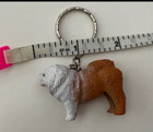 Ln Vintage Chow Chow Dog Keychain Key Chain Ring 1999 Pv 2  