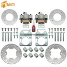 Disc Brake Conversion Kit Front For Honda Rancher 350 4x4 Trx350fe fm 2000-2006