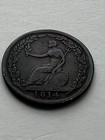 We-8a6 Halfpenny 1814 Token Wellington Canada Britannia Breton 979
