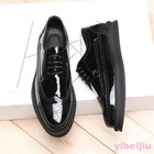 2026 Men Brogues Wing Tip Carved Lace Up Dress Oxfords Shoes Business Formal New