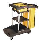 Rubbermaid Commercial Products Fg9t7200bla Janitor Cart 44 In H 34 Gal Cap  1pbj