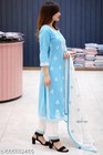 3 Piece Kurti Set For Women  Designer Kurti Pant Set