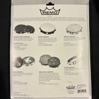 Remo Fiberskyn Tambourine Ta-5110-70 Double Row Jingles Black 10-inch