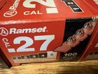Ramset  27 5rs27 Level 5 Red Strip Loads shots 4 Pack Lot     
