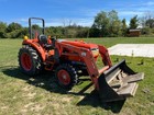 4x4 Kioti Tractor With Bucket Loader  only 190 Hrs   Dk35 35hp Diesel 3 Point 