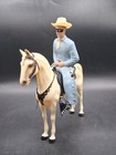 Vintage 1950s Hartland Lone Ranger On Silver W box  Saddle    No Pistol