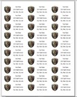 150 Lion Shield Mailing Return Address Labels Personalized  1 X 2 5 8 In 