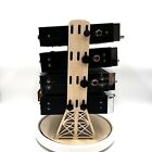 Cb Ham Mobile Desktop Radio Stand Set  Tower Style Holds 4 Radios Equal