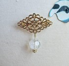 Phantom Of The Opera Pin brooch W stage Used Bead From Chandelier Unique