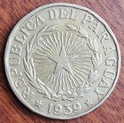 Paraguay 1939 5 Pesos Coin