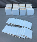 Vintage Lot 100 Blue Wenczel Ceramic Bathroom Tiles 4  Sq Old 335-25b
