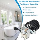 Upgraded S97009796 Replacement Fan Blower Assembly For Bathroom Bulb Heaters    