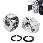 Chrome Hand Control Switch Housing Cover For Harley Street Glide Road King 14-23