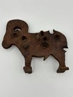 Antique Cast Iron Ram Bighorn Sheep Carnival Shooting Gallery Target Folk Art 7   