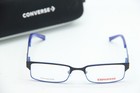 New Converse Zing Black Blue Authentic Eyeglasses W case 46-16