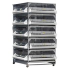 Gqf 0540 Battery Brooder Deck Game Bird Poultry 5 Box Brooder Poultry