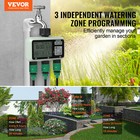 Sprinkler Timer 3 Zone  Watering Sprinkler Timer Lcd Rain Delay Mode