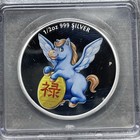 2014-p Tuvalu Year Of  Horse 999 Silver Coin 1 2 Oz Silver Proof Icg Pf 70 Dcam