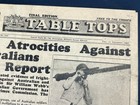 Australia Ww2 Table Tops Australian Army Troop Newspaper Japanese War Atrocities