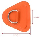 1-4 Pcs Kayak Accessories Paddle Board Rings Bunge Stainless Steel Fixed Buckle