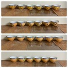 Vintage 1930s Japan Porcelain Lusterware Floral Peach Purple Tea Set 22 Pieces