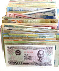 21 Different World Paper Money banknotes  foreign Currency  Iraq Dinar Mixed Lot