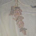 Nwt Ivory Sheer Robe Embroidered Wedding Bride Lingerie Sexy Romantic Night Sz L