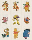 1995 Disney Pooh Panini Album Sticker Set 1-120   24 Clear Sticker Inserts  a-x 