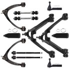 Front Upper   Lower Control Arm Tie Rod End For 2007-2013 Chevy Silverado 1500