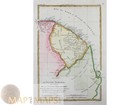 Brazil Old Map  M  ridionale Du Bresil  Bonne 1778