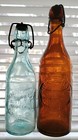 Xrare Antique Split Beer Blob Top Bottle Chemung Canal Bottling Works Elmira Ny
