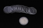10 Direct Fit Coin Capsule Holders For Silver Dollars Peace Morgan   Ike