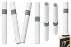 Non Slip Cricket Bat Handle Grip Extra Tacky   White grey  Pack Of 6  