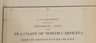 1856 Us Coast Survey Nautical Chart Sea Coast Pamplico North Carolina Bache