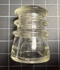 Vintage Hemingray-10 Clear Glass Insulator Cd 115     48-50 Made In U s a 