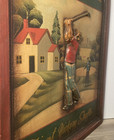 Vintage J  Peacock Finest Hickory Shafts Golf Equipment Hand Painted Sign 1960   s