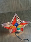 Christmas Tree Topper Star Faux Stained Glass Lighted Celebrations