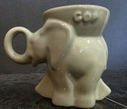 Frankoma 2002 Gop Republican Elephant Mug Light Green Pottery  